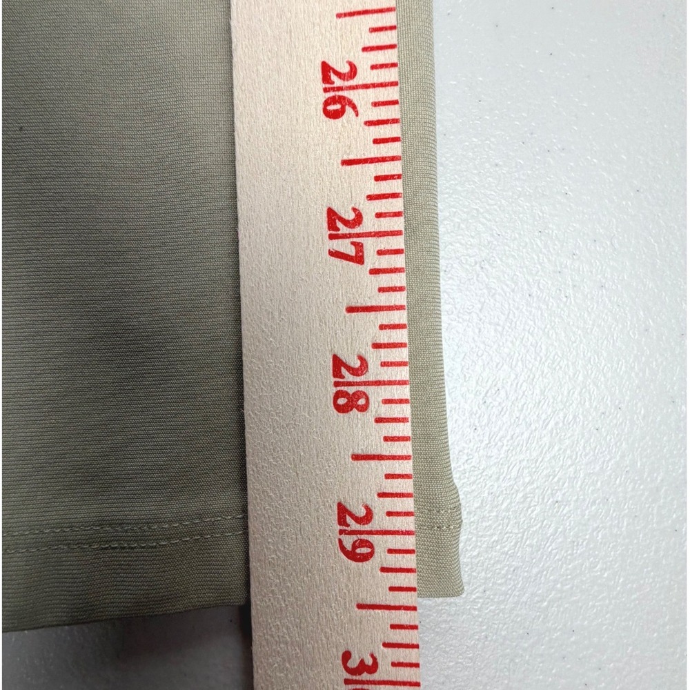 Lululemon Commission Pant Mens 33 Tan Khaki Warpstreme Chino Trousers Slim Fit - Picture 9 of 9
